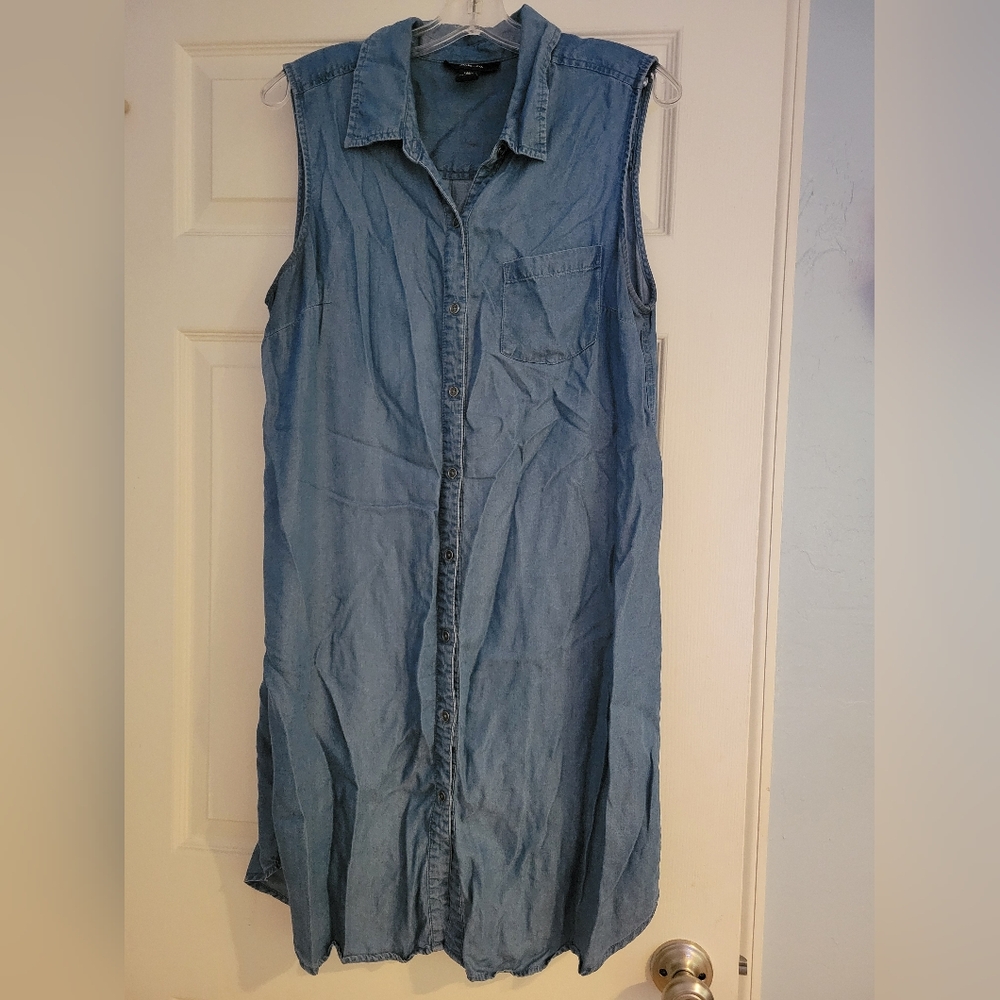 Style & Co Chambray Dress